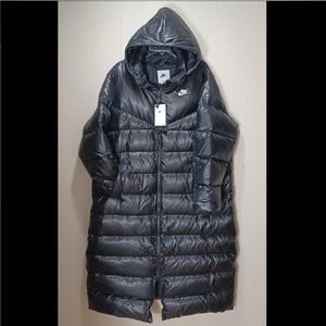 Nike Sportswear Therma-FIT City Series Black Down Puffer Parka Coat 1X